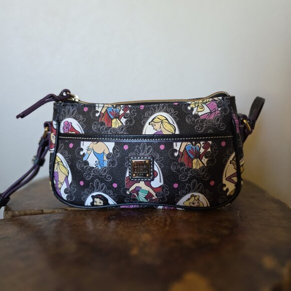 Dooney & Bourke Disney Parks Runaway Princess Crossbody Pouchette Bag Black NWOT - Picture 8 of 16